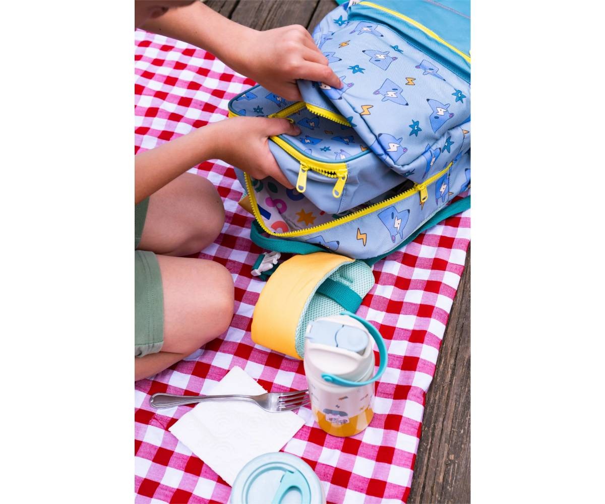 Zaino Scuola con Spazio Termico Funky Dogs Personalizzabile