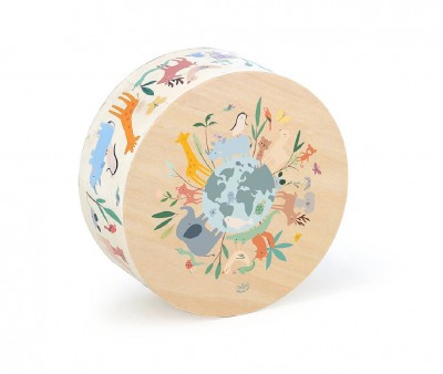 Cajón de Madera "Animales del Mundo"