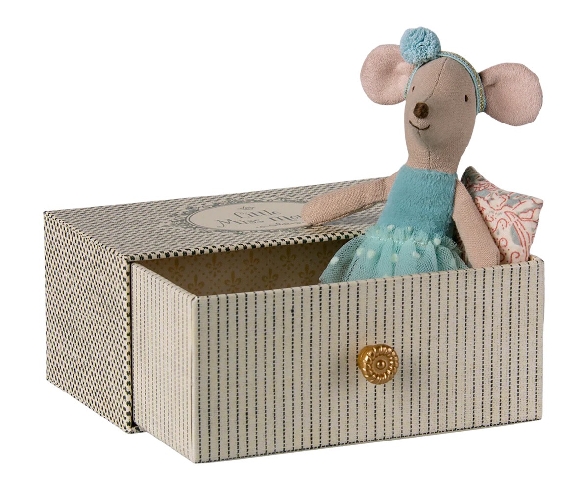 Topina Little Sister Mouse in Box Divano Letto Azzurro