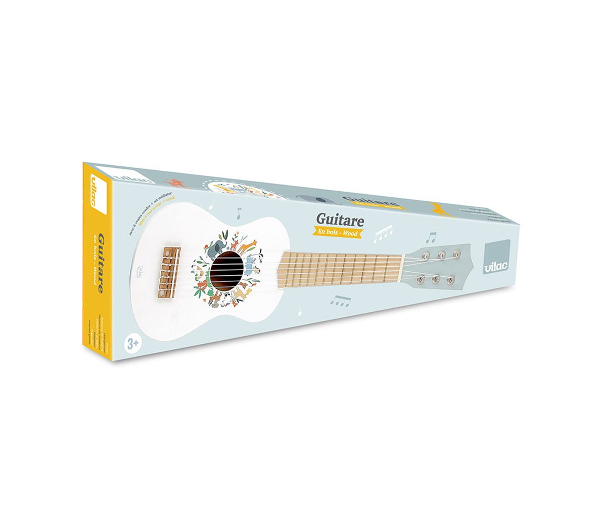 Guitarra de madeira ?Animals of the World?