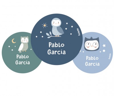 Pack 3 Chapas Personalizadas Magical Forest