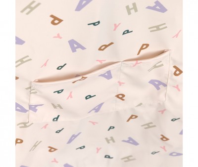 Blouse de Peinture Scolaire Happy Fruits Peach