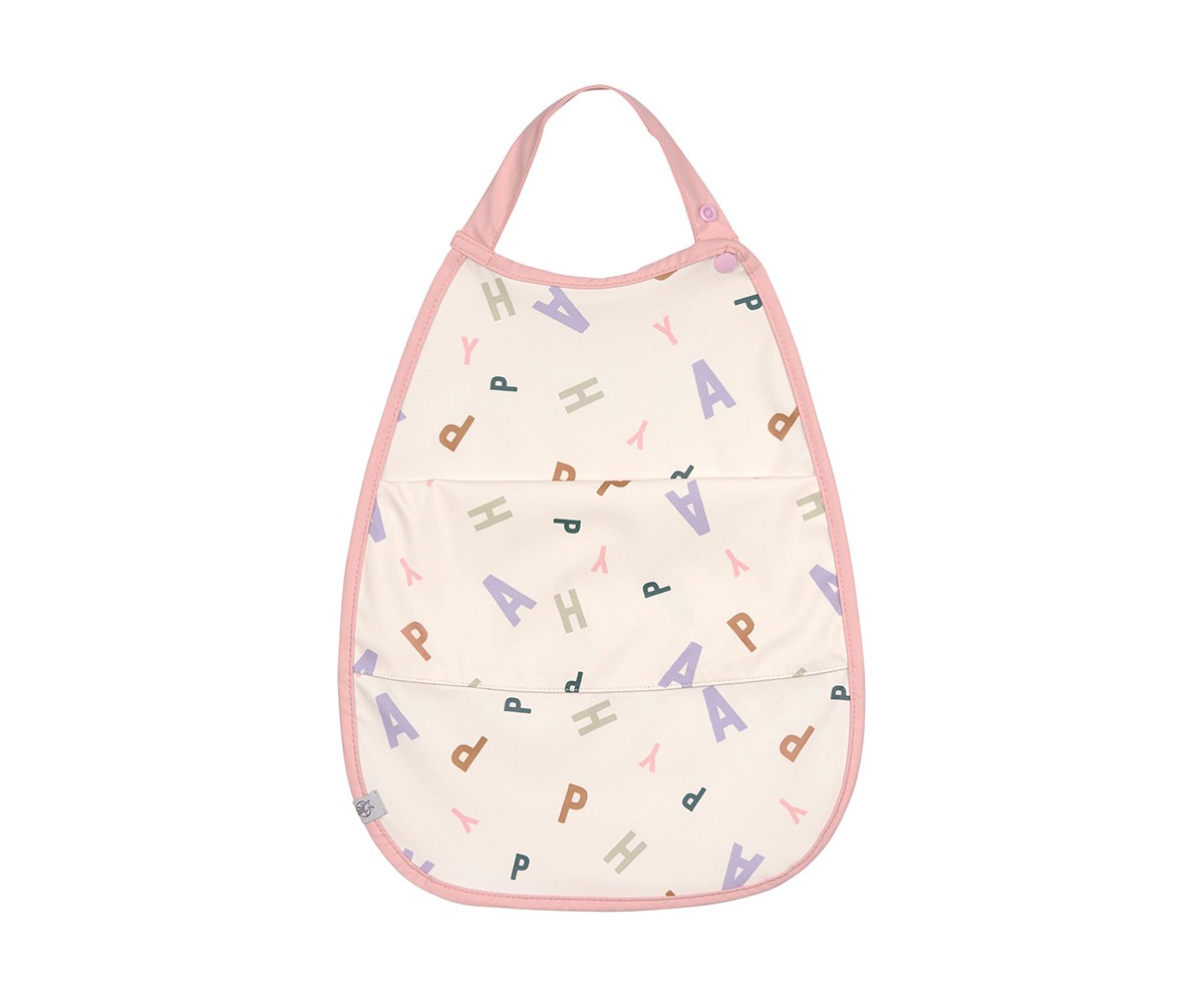 Bavoir Imperméable XL Happy Fruits Peach
