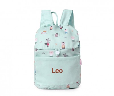 Mochila Pequeña The Three Little Pigs Personalizable