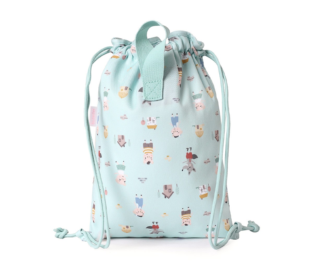 Sac à Dos Ficelle en Toile The Three Little Pigs Personnalisable