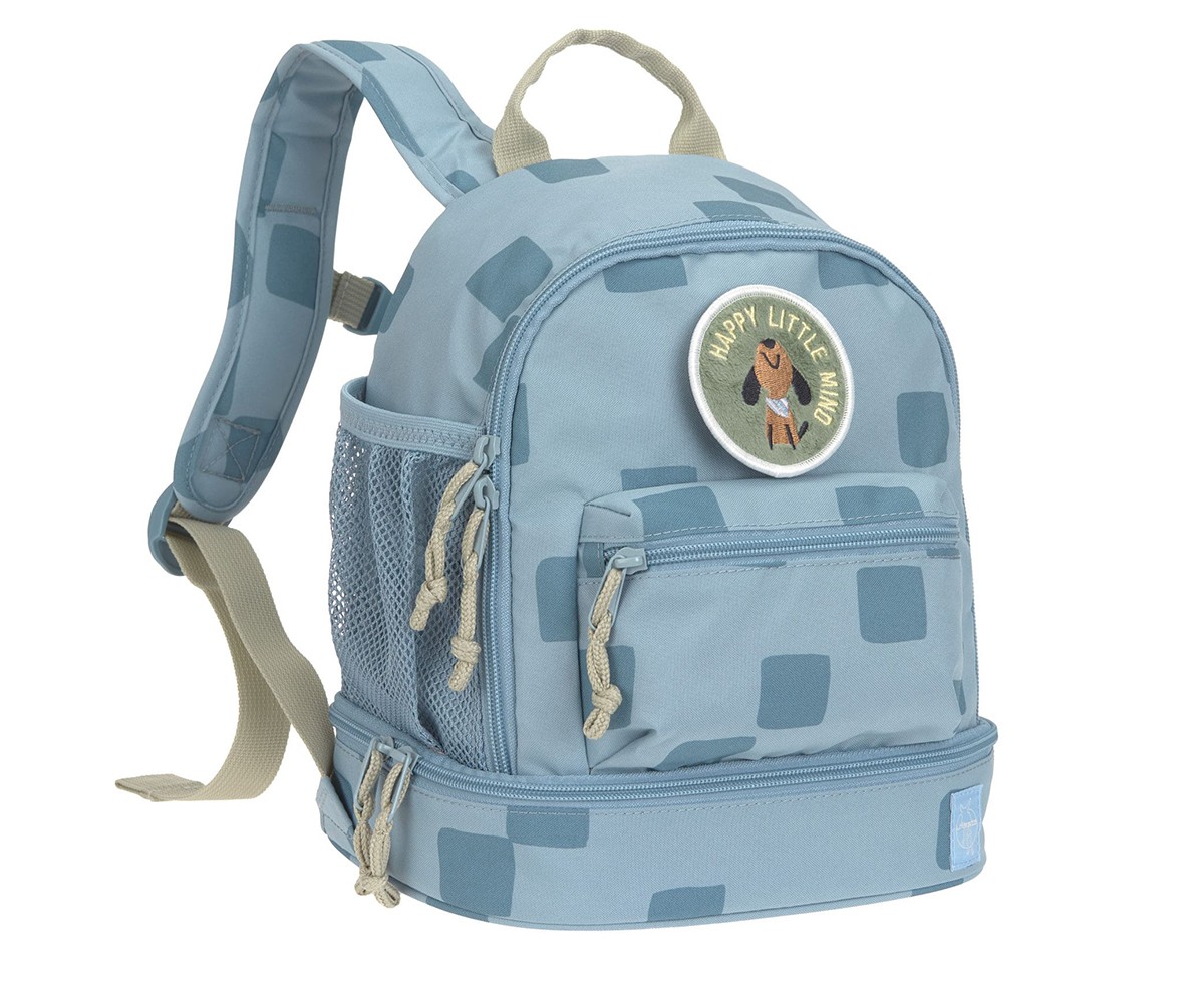Mochila Infantil Mini Pattern Party Blue / Green