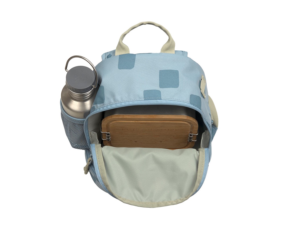 Mochila infantil Mini Pattern Party azul/verde