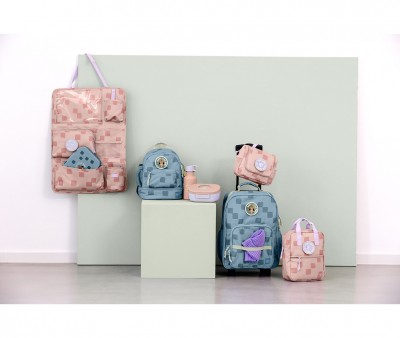 Mochila Infantil Mini Pattern Party Blue / Green
