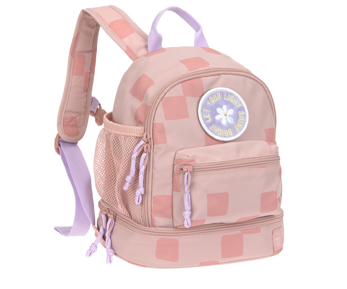 Mochila Infantil Mini Pattern Party Rose / Lilac