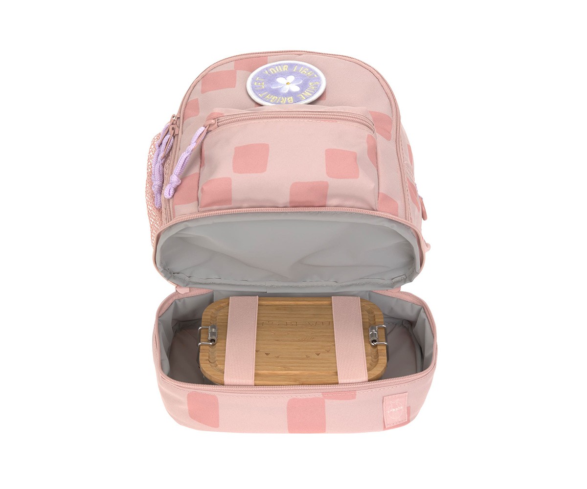 Mochila infantil Mini Pattern Party Rosa/Lilás