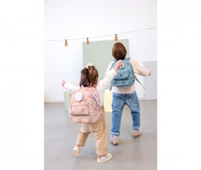 Mochila Infantil Mini Pattern Party Rose / Lilac