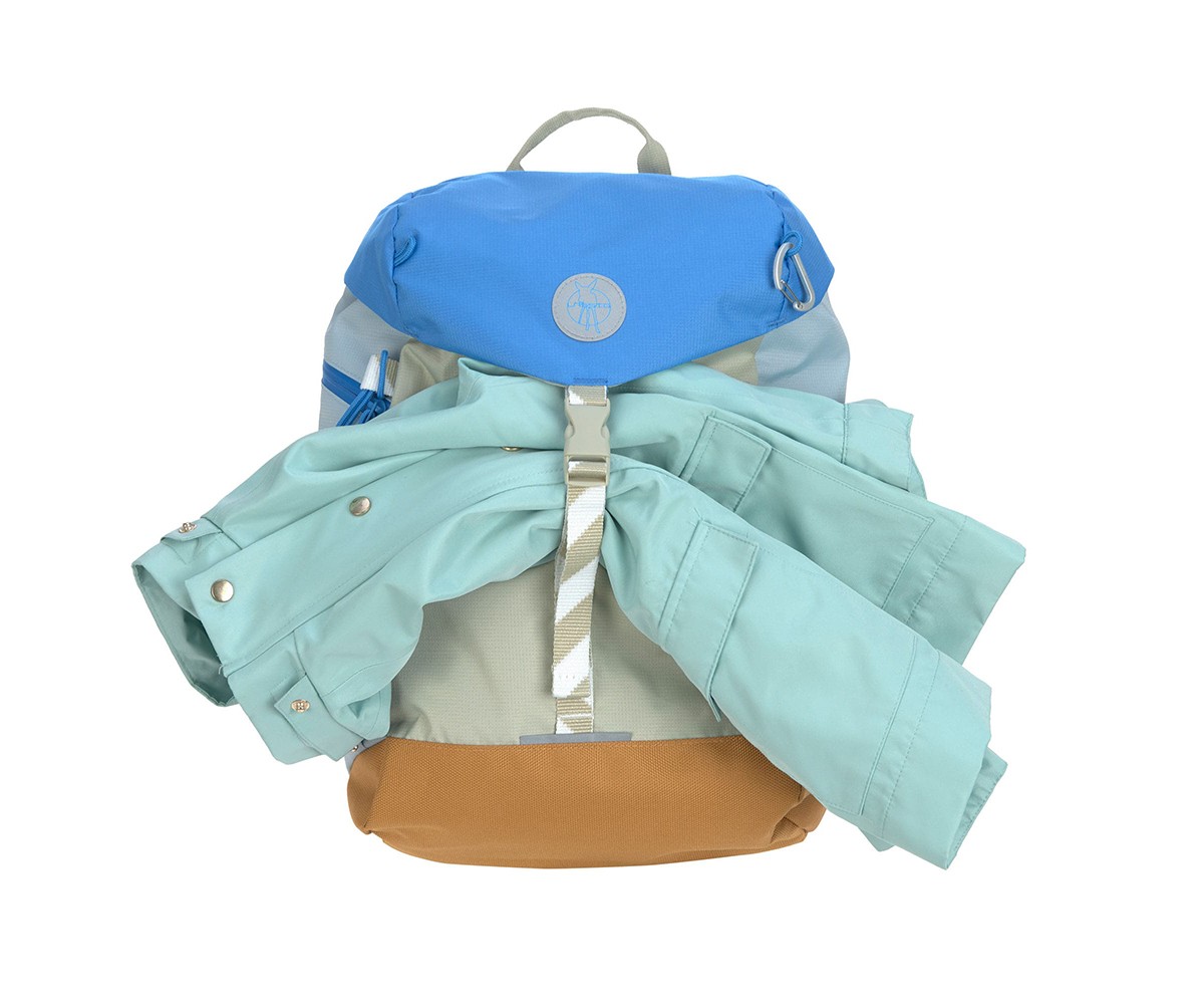 Mochila Grande ao ar livre Sunny Explorer verde/azul