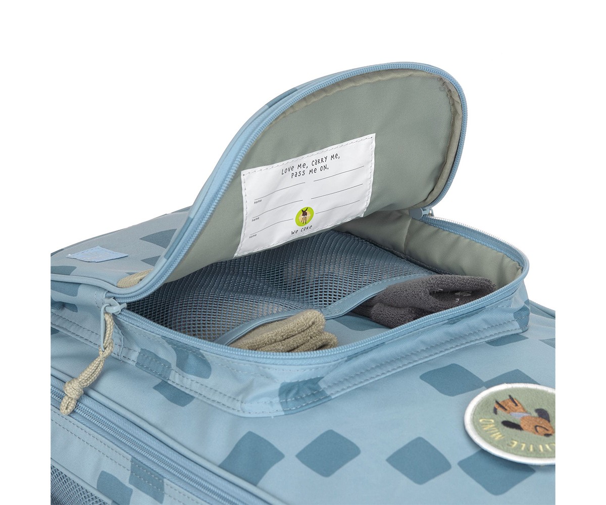 Maleta Infantil Pattern Party Blue / Green