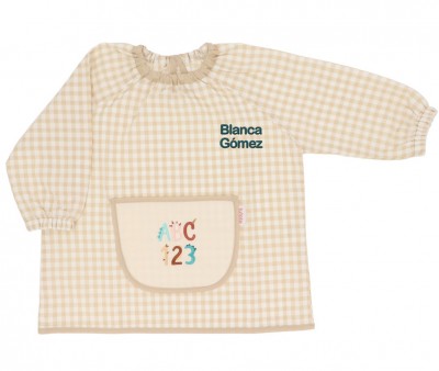 Babi Lola con Bolsillo Central Funny Letters Personalizable