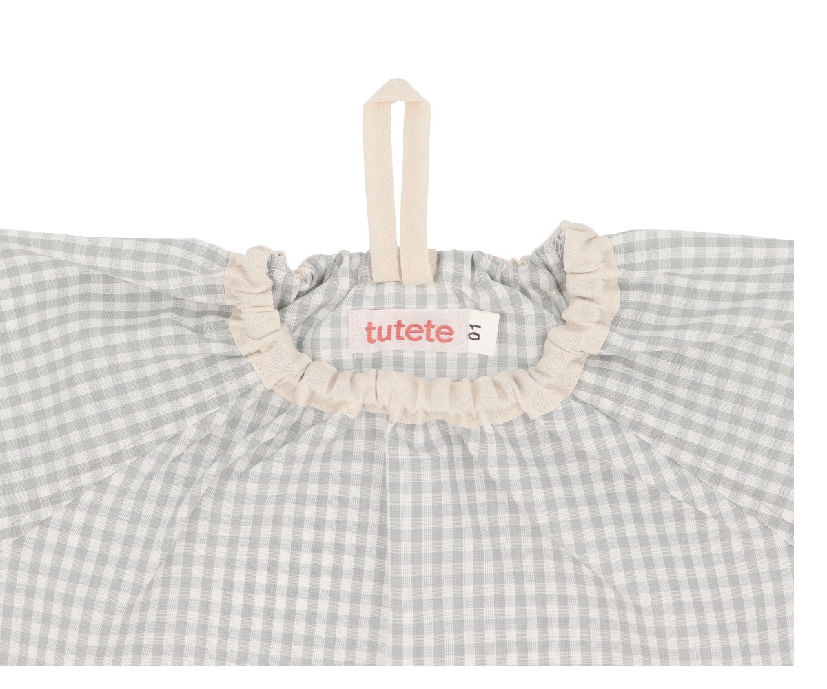 Tablier avec Poche Centrale Vichy Funny Letters Personnalisé