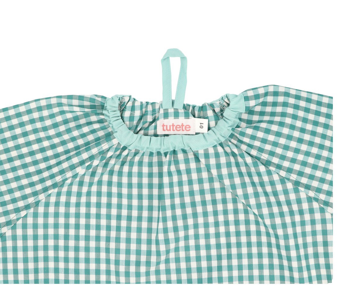 Tablier avec Poche Centrale Vichy The Three Little Pigs Personnalisé