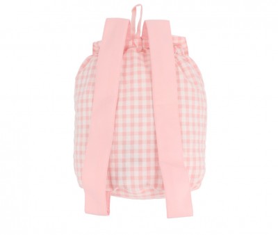 Mochila Pequeña Vichy Little Red Personalizable
