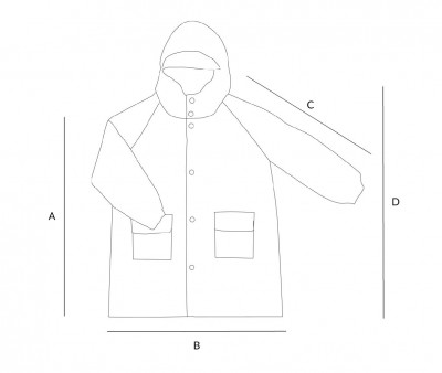 Capa de chuva infantil Little Red