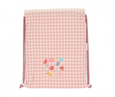 Mochila Saco Vichy Geometric Nature Personalizable