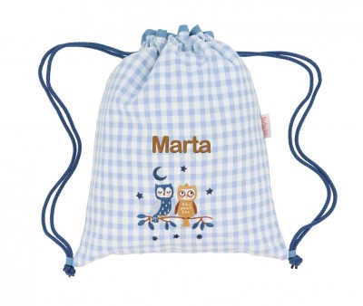 Mochila Saco Vichy Magical Forest Personalizable
