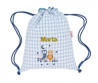 Mochila Saco Vichy Magical Forest Personalizable