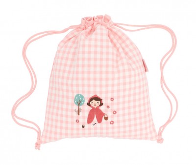 Mochila Saco Vichy Little Red Personalizable