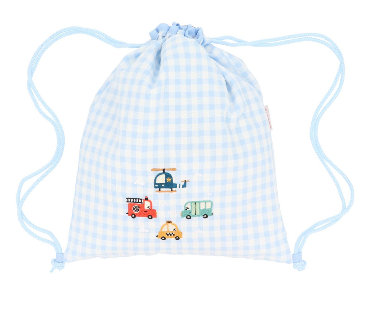 Mochila Saco Vichy City Cars Personalizable