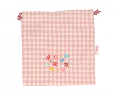 Bolsa Merienda Vichy Geometric Nature Personalizable