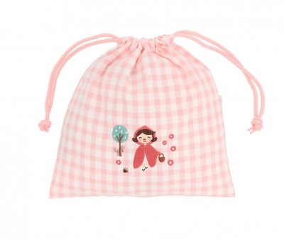 Sacca Merenda Vichy Little Red Personalizzabile
