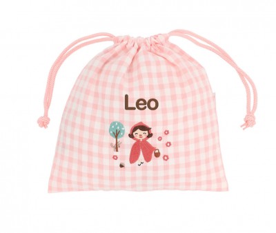 Sac à Goûter Vichy Little Red Personnalisable