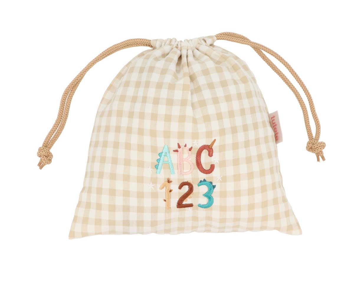 Bolsa Merienda Vichy Funny Letters Personalizable