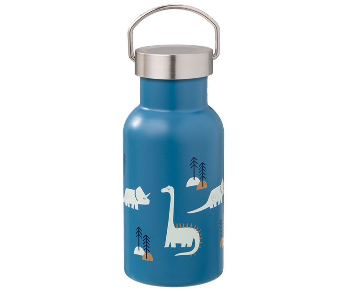 Garrafa térmica dinossauro com bocal para troca de 350 ml