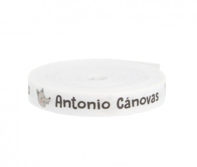 Cinta Marca Prendas Personalizada Lobo
