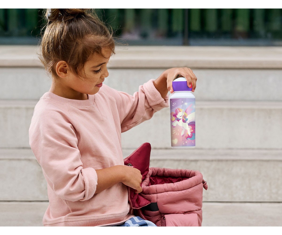 Garrafa Pop-Up Campus Peppa Pig 400 ml