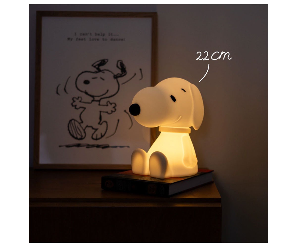 Mini lâmpada Snoopy First Light de 22 cm