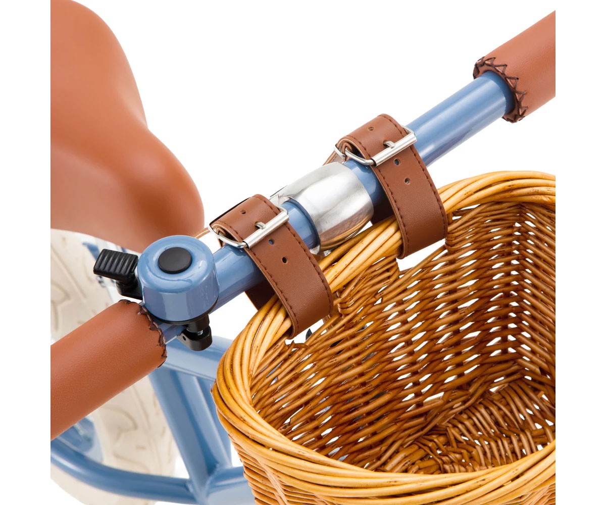 Bicicleta Banwood sem pedais e capacete BANWOOD ECO como presente First Go! Blue