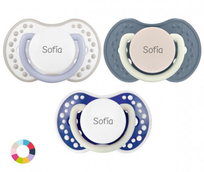 Chupetes Personalizados Lovi Azules