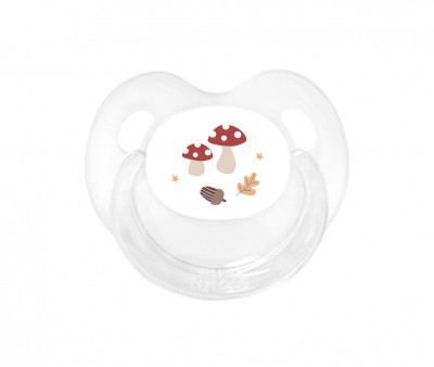 Chupete Retro Transparente Winter Forest