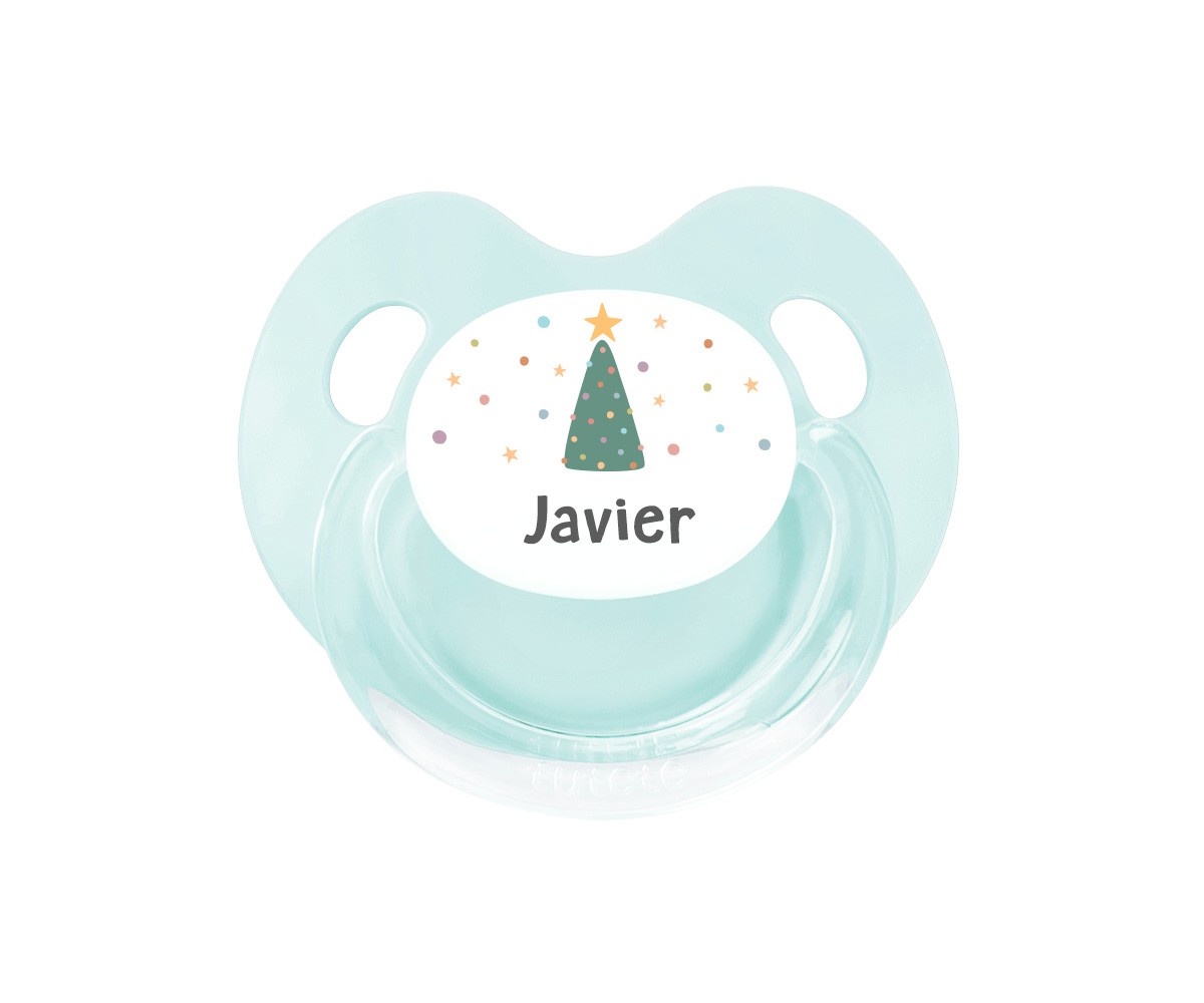 Chupete Personalizado Retro Christmas Tree
