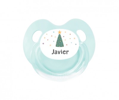 Chupete Personalizado Retro Christmas Tree
