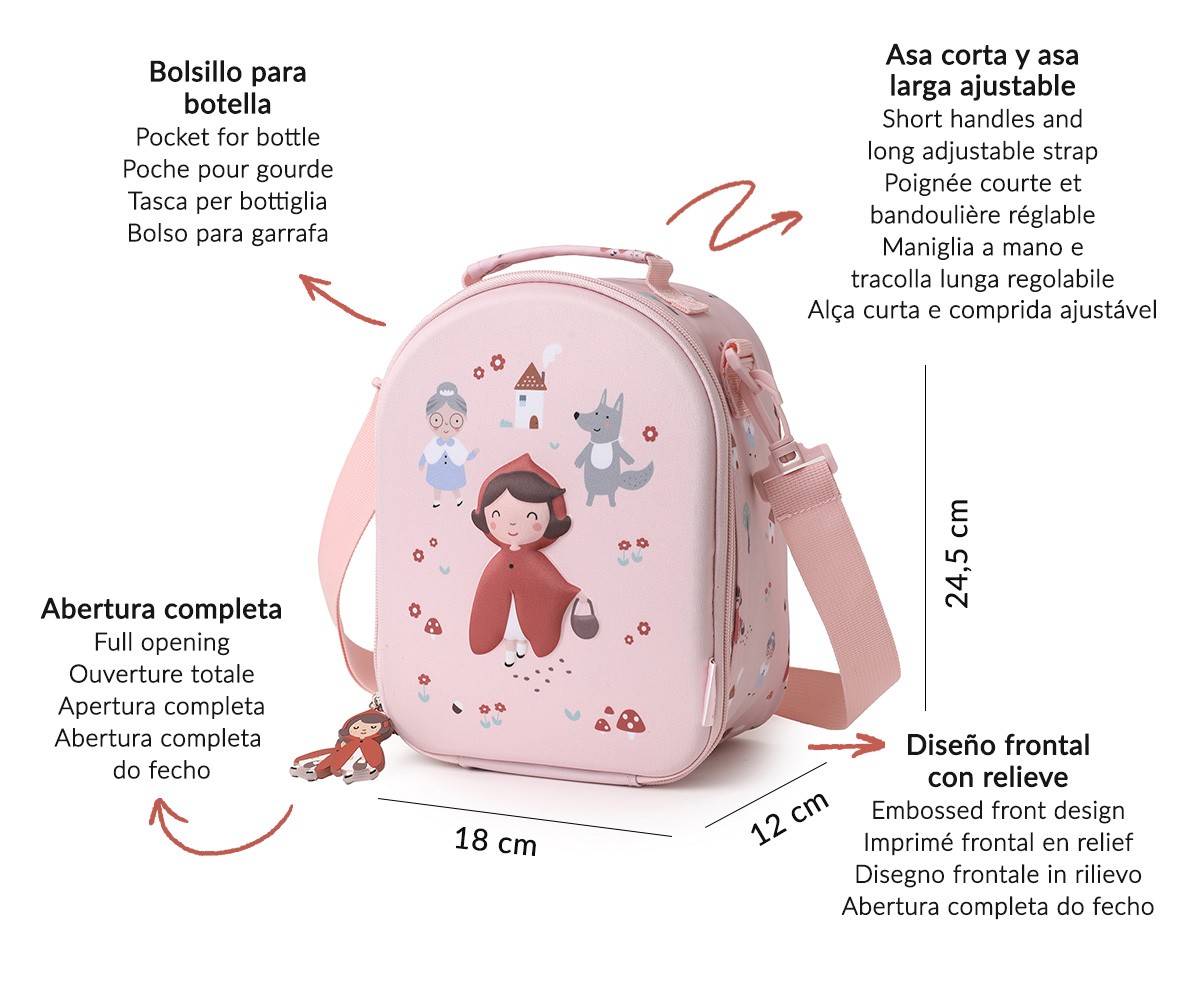 3D Insulated Snack Bag Little Red