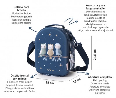 Bolsa Merienda Térmica 3D Magical Forest Personalizable