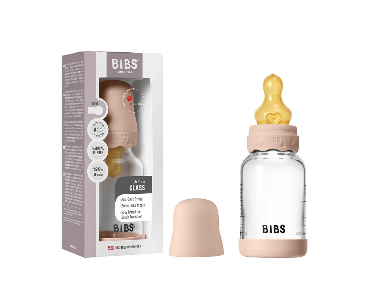 Biberon Vetro BIBS Boheme Blush120ml