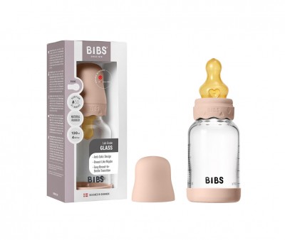 Biberón Cristal BIBS Boheme Blush 120ml