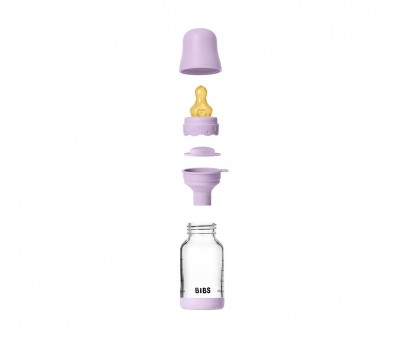 Biberón Cristal BIBS Boheme Violeta Sky 120ml
