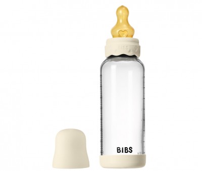 Biberón Cristal BIBS Boheme Ivory 240ml
