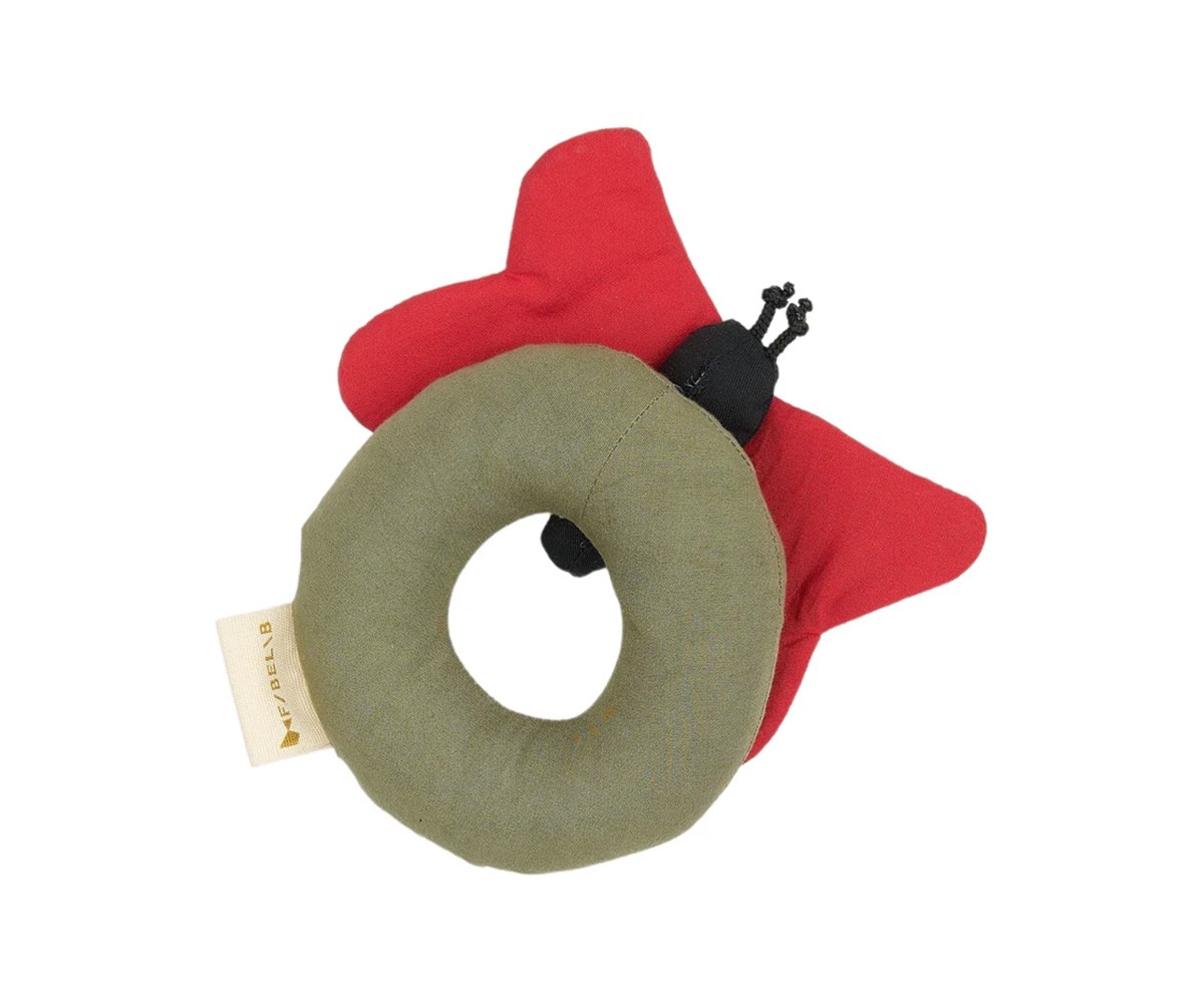 Sonaglio Rattle Butterfly Red