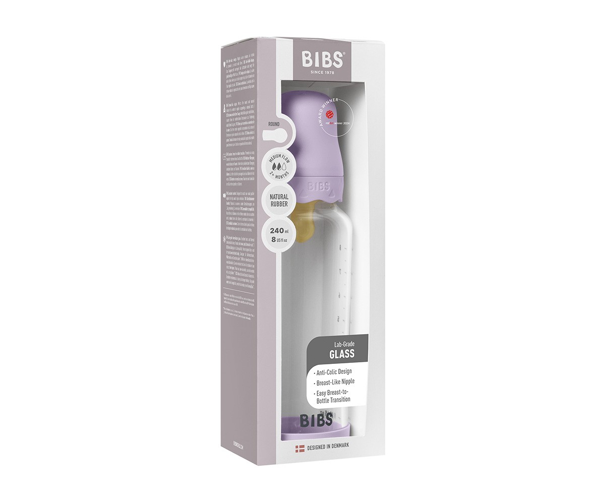 Biberon Vetro BIBS Boheme Violet Sky 240ml