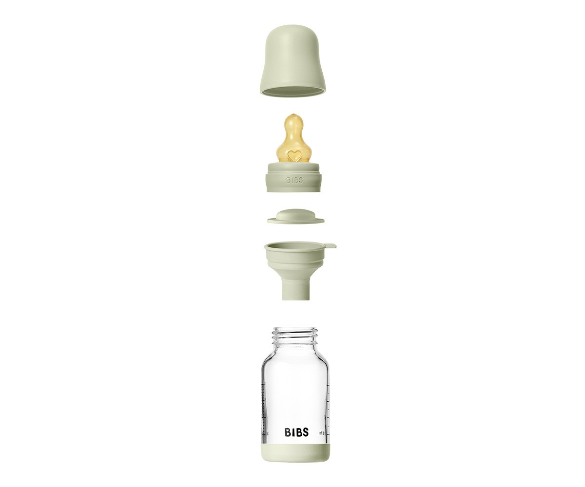 Biberón Cristal BIBS Sage 120ml
