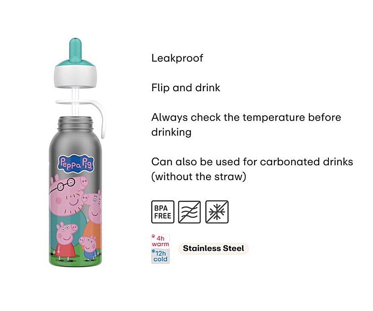 Garrafa térmica dobrável Campus Peppa Pig 350 ml